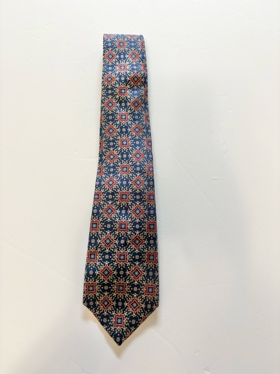 Dior Other - Dior Blue and Red Geometric Men's Tie